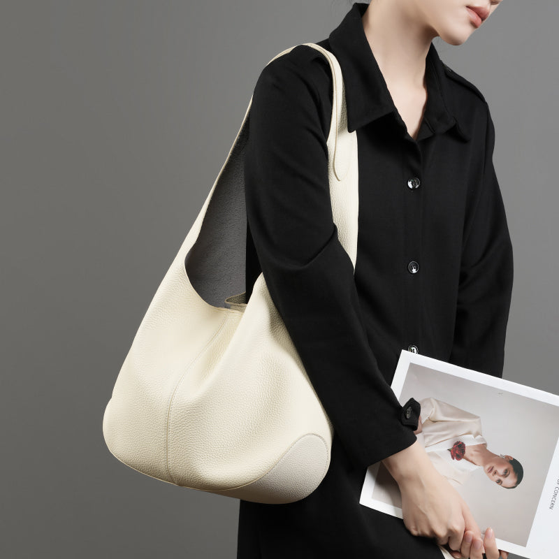 Luxury Leather Top Handle Bag