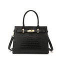 Stylish Leather Crescent Bag
