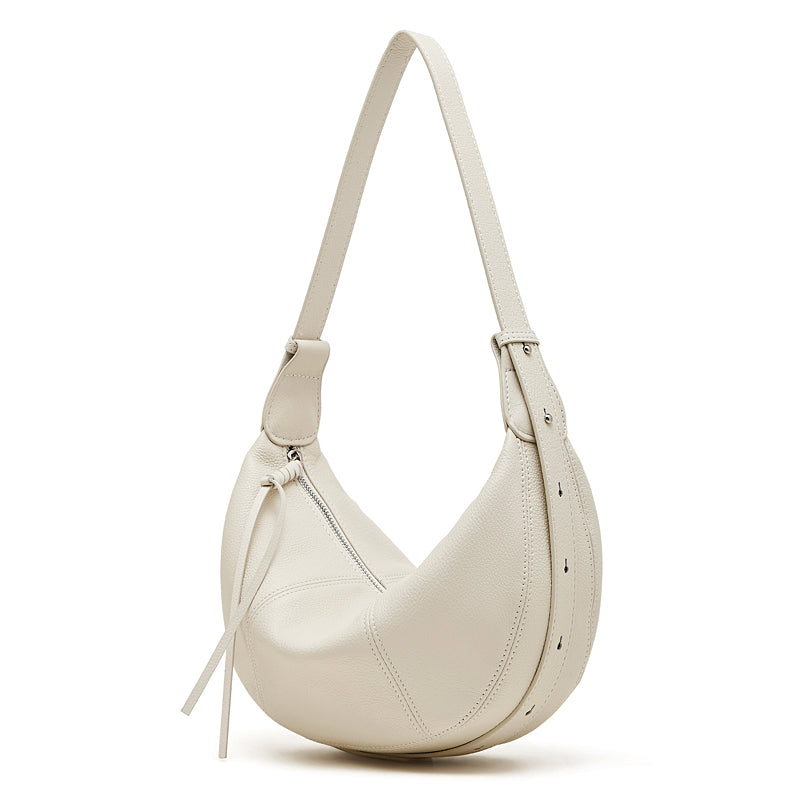 Contemporary Half-Moon Shoulder Bag