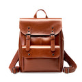 Vintage-Inspired Buckle Backpack