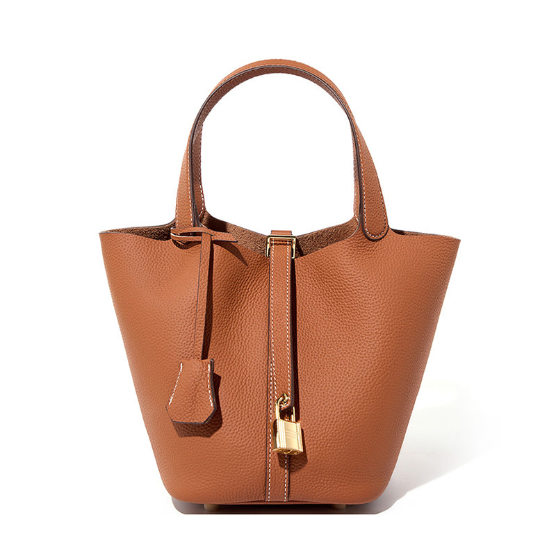 Compact Top Handle Bucket Tote