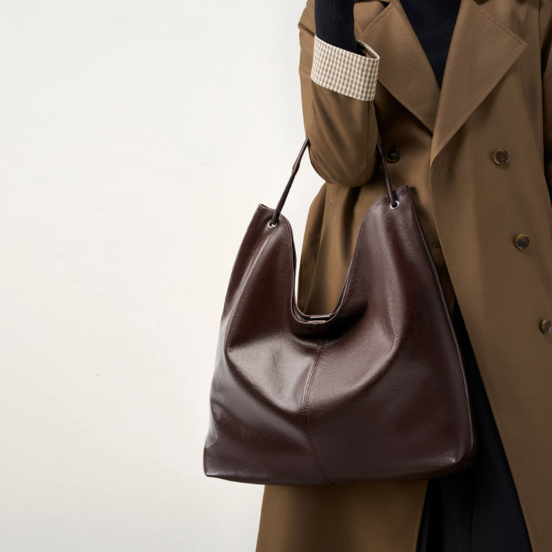 Contemporary Leather Sling Bag