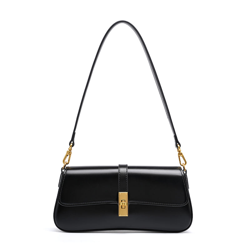 Classic Leather Satchel Purse