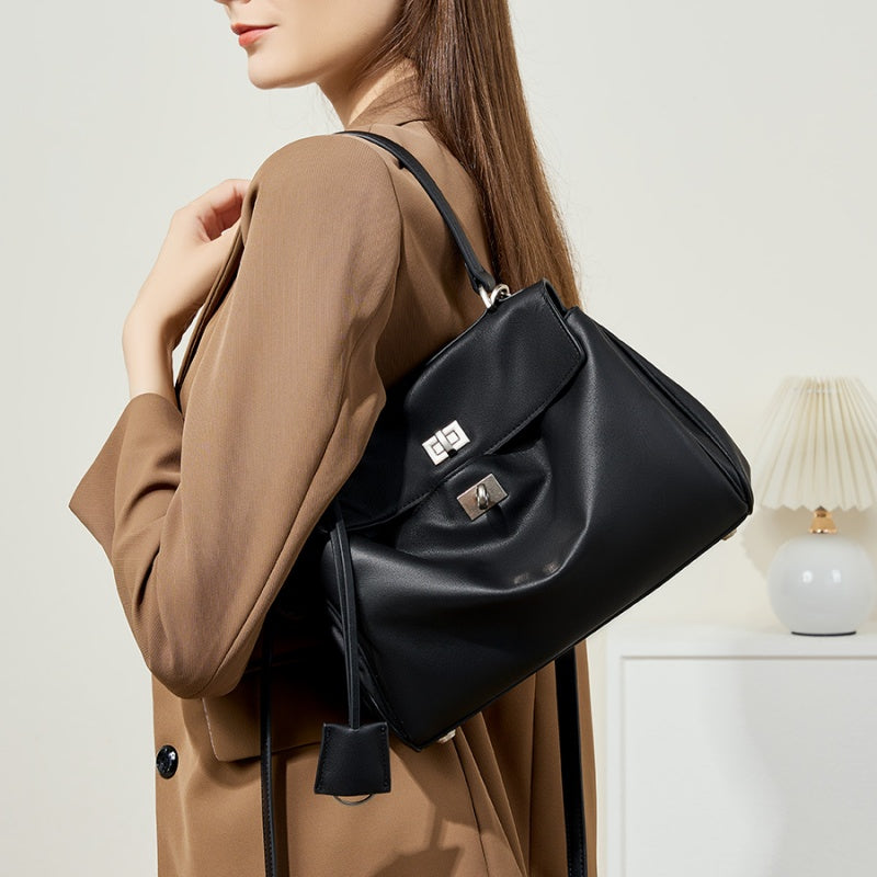 Vintage Leather Carryall Bag