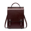 Vintage-Inspired Top Handle Backpack