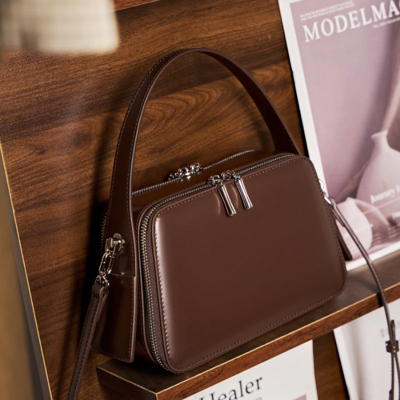 Refined Leather Carry Bag