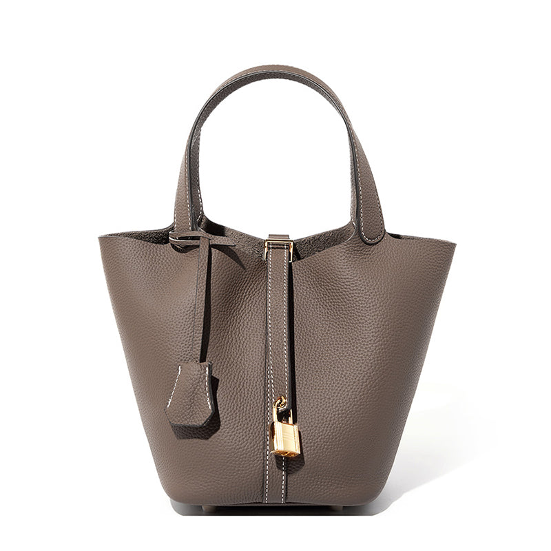 Compact Top Handle Bucket Tote
