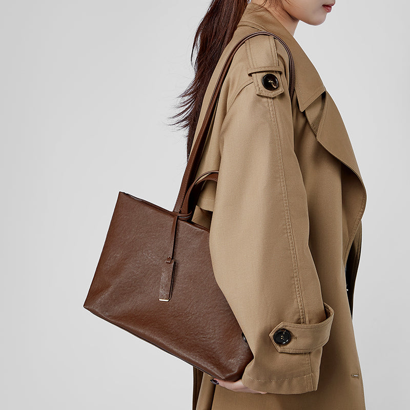 Premium Leather Shoulder Purse