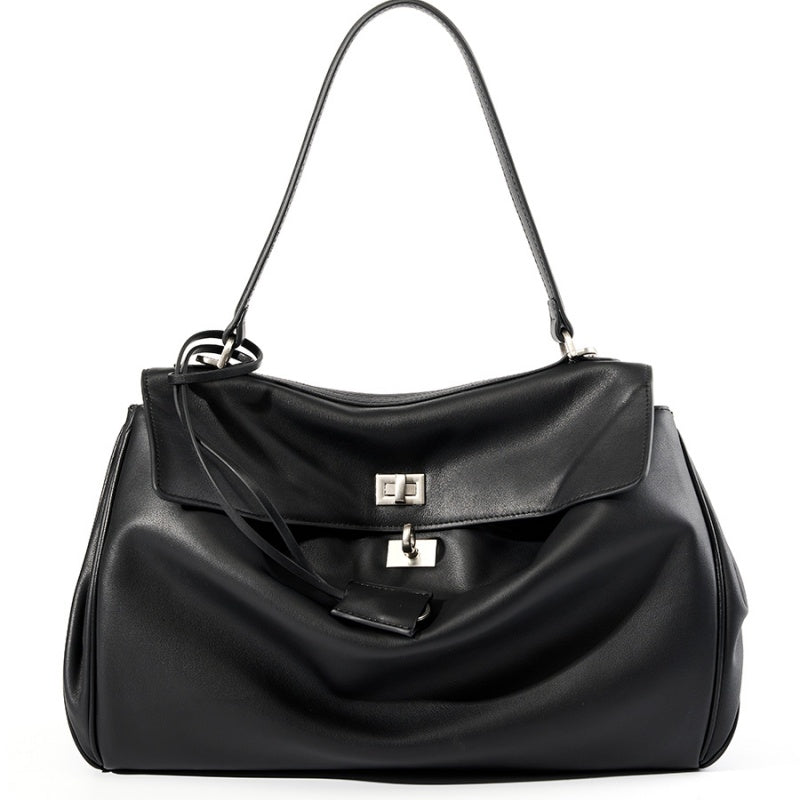 Vintage Leather Carryall Bag
