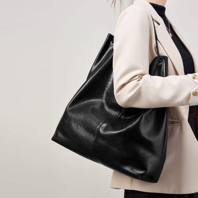 Contemporary Leather Sling Bag