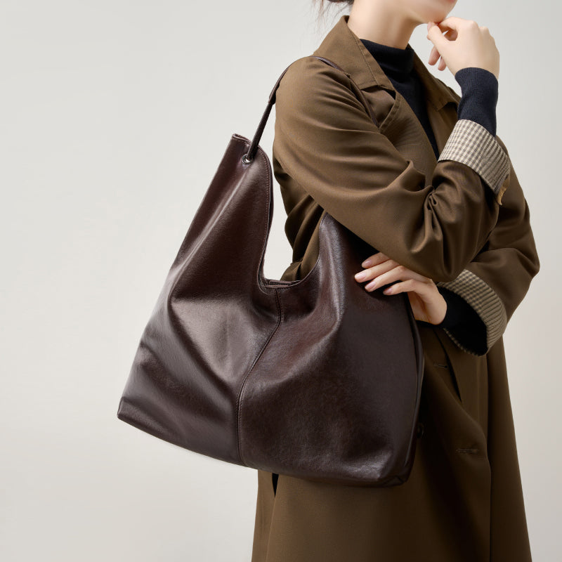 Contemporary Leather Sling Bag