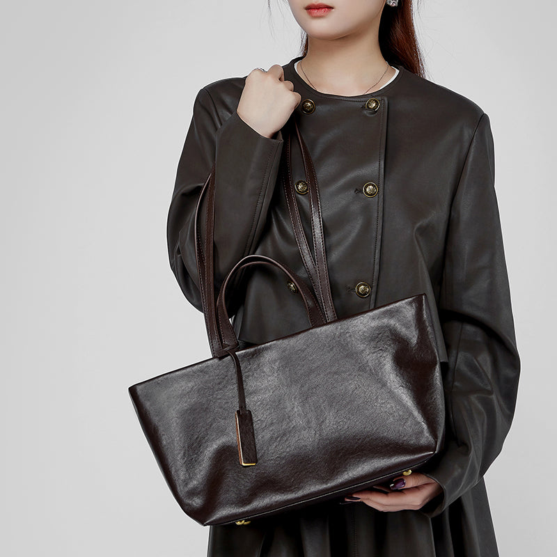 Premium Leather Shoulder Purse