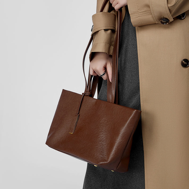 Premium Leather Shoulder Purse