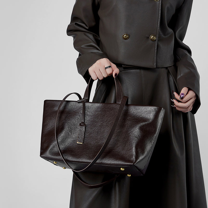 Premium Leather Shoulder Purse