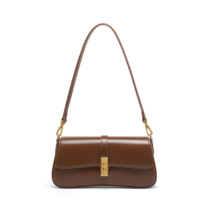 Classic Leather Satchel Purse