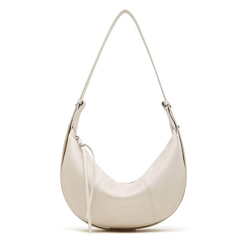Contemporary Half-Moon Shoulder Bag