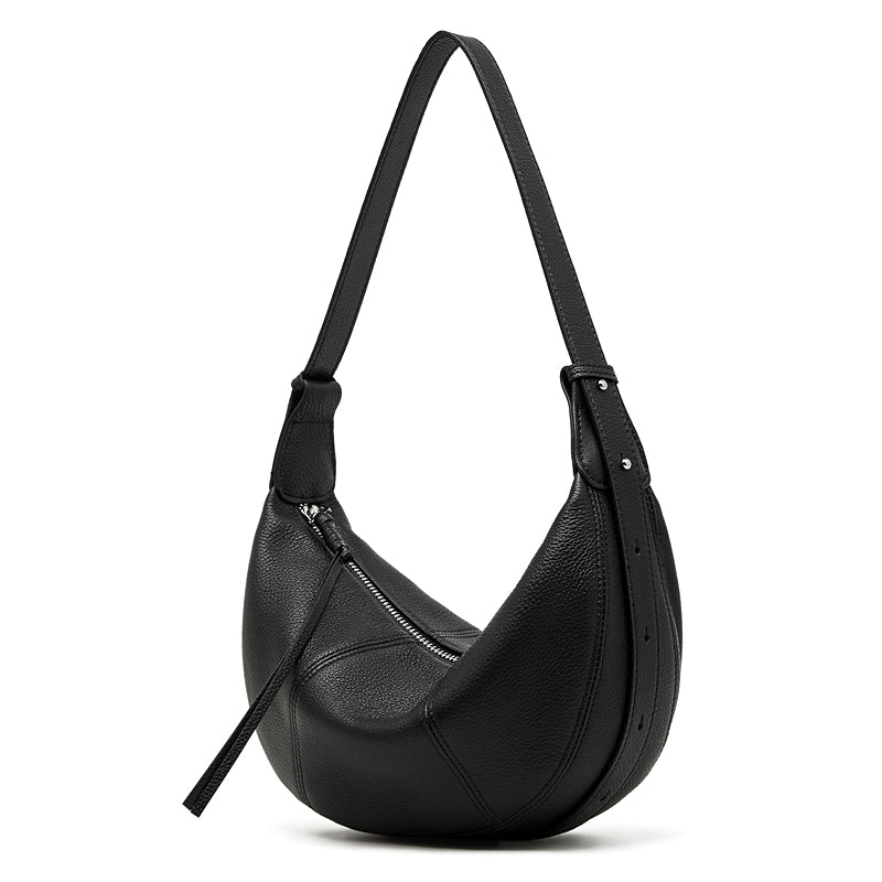 Contemporary Half-Moon Shoulder Bag