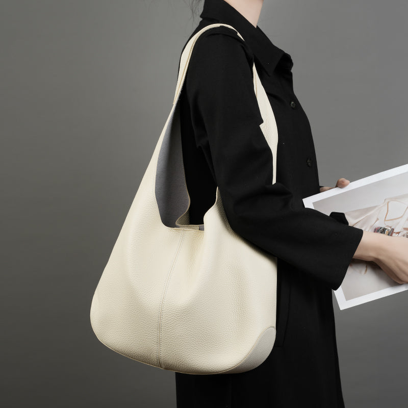 Luxury Leather Top Handle Bag
