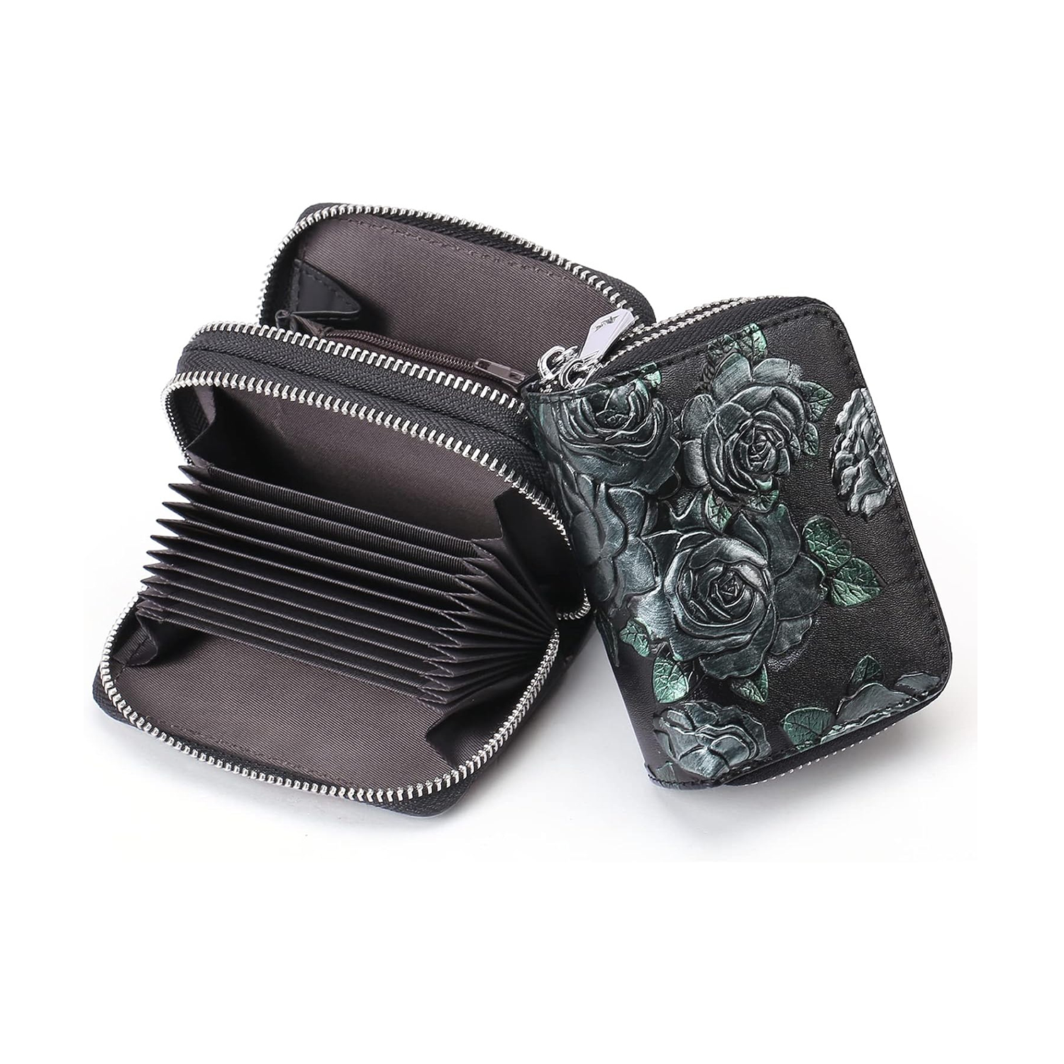 Small Genuine Leather Wallet for Women – RFID Blocking Credit Card Holder