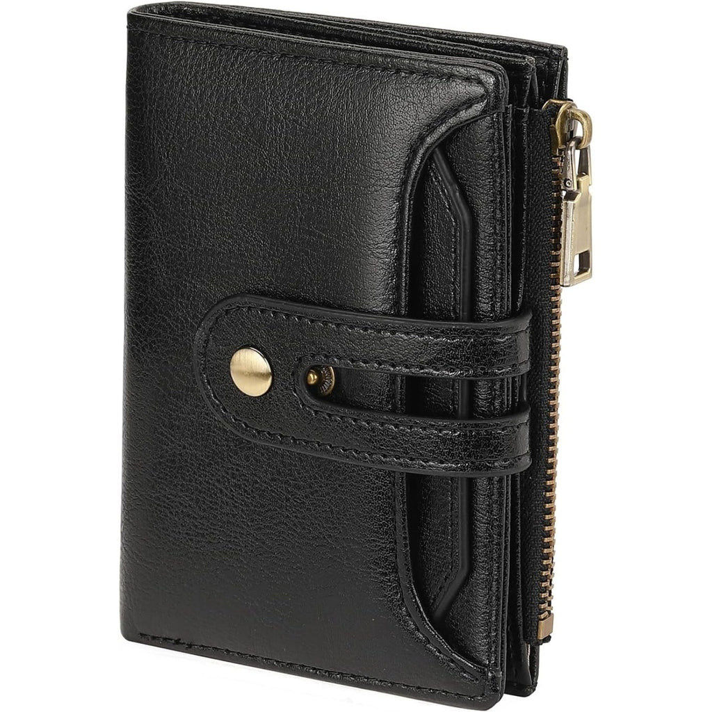 Women’s Leather Billfold Wallet with Coin Pocket