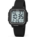 Square Digital Watch – Large Display with 5ATM Water Resistance, Alarm and Stopwatch