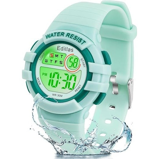 Kids Digital Sport Watch – Multifunctional with Water Resistance