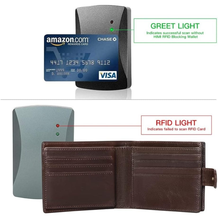 Men’s Bifold Leather Wallet – Large Capacity